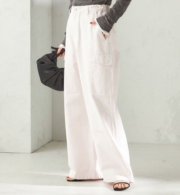 SHIPS for women「《予約》【SHIPS別注】GUNG HO:〈洗濯機可能〉パラシュート パンツ」|カーゴ|