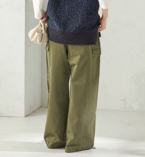 SHIPS for women「《予約》【SHIPS別注】GUNG HO:〈洗濯機可能〉パラシュート パンツ」|カーゴ|