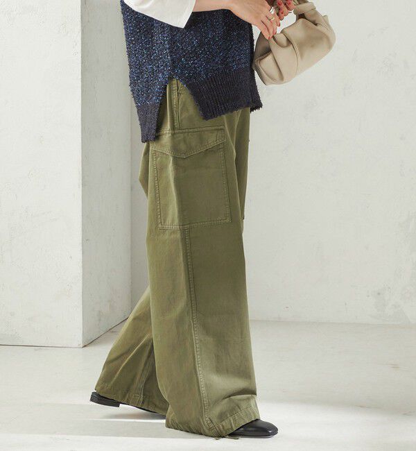 SHIPS for women「《予約》【SHIPS別注】GUNG HO:〈洗濯機可能〉パラシュート パンツ」|カーゴ|