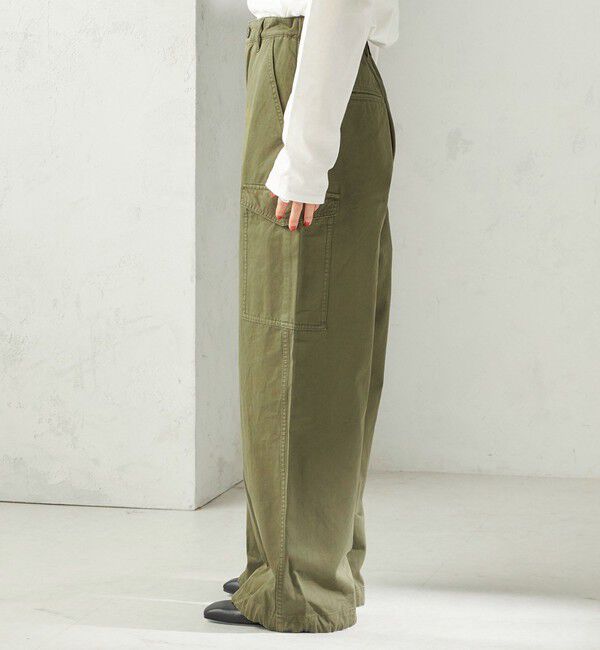 SHIPS for women「《予約》【SHIPS別注】GUNG HO:〈洗濯機可能〉パラシュート パンツ」|カーゴ|