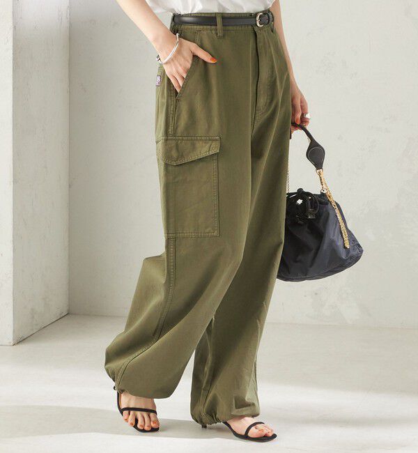 SHIPS for women「《予約》【SHIPS別注】GUNG HO:〈洗濯機可能〉パラシュート パンツ」|カーゴ|