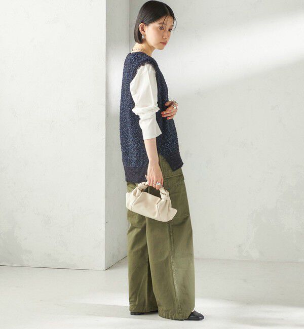 SHIPS for women「《予約》【SHIPS別注】GUNG HO:〈洗濯機可能〉パラシュート パンツ」|カーゴ|