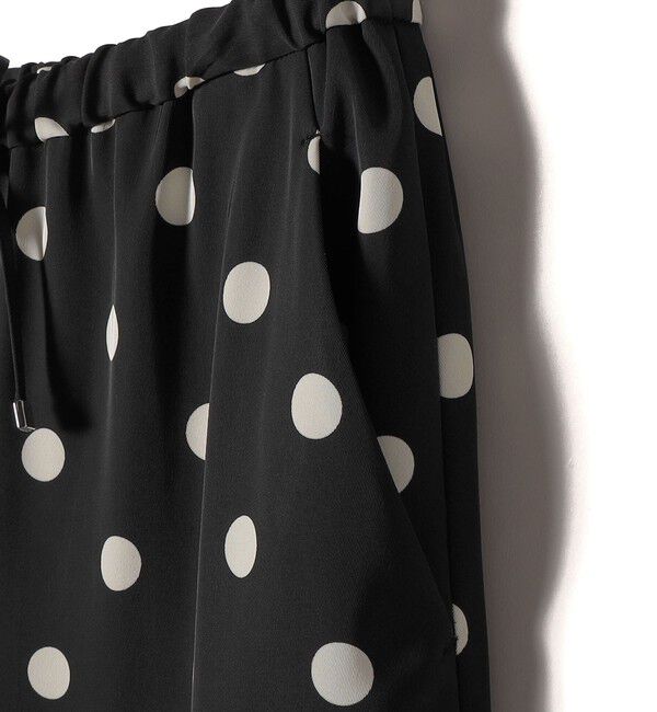 SHIPS for women「〈手洗い可能〉ソルベ ツイル ドット ドロスト パンツ」|その他|