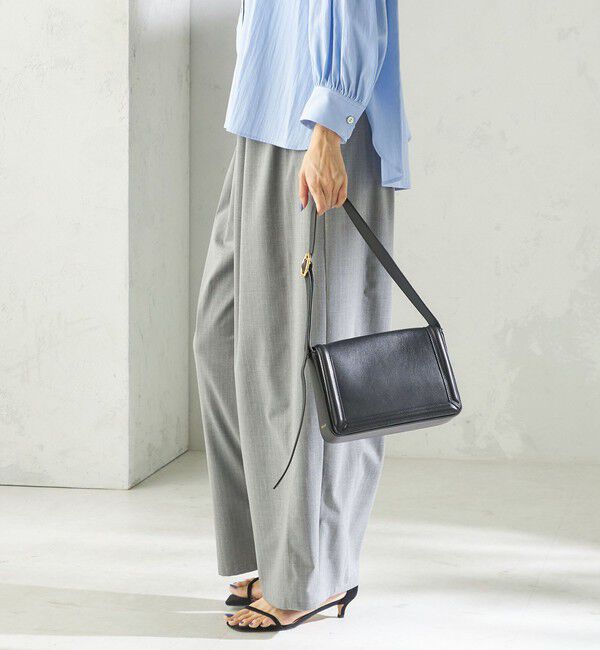 SHIPS for women「《予約》〈手洗い可能〉トロ ピン ストライプ ウエスト ギャザー パンツ」|その他|