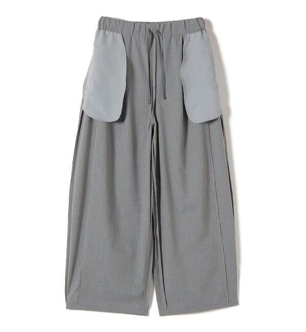 SHIPS for women「《予約》〈手洗い可能〉トロ ピン ストライプ ウエスト ギャザー パンツ」|その他|