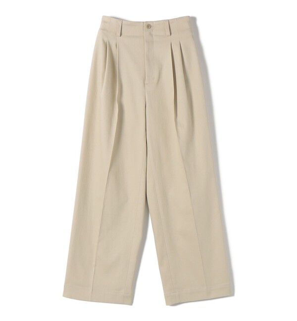 SHIPS for women「《予約》〈手洗い可能〉ヴィンテージ ライク デニム タック パンツ」|その他|