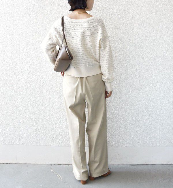 SHIPS for women「《予約》〈手洗い可能〉ヴィンテージ ライク デニム タック パンツ」|その他|