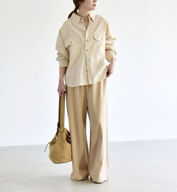 quaranciel「《予約》quaranciel:〈洗濯機可能〉ライト ポンチ ロゴ刺繍 スウェット パンツ」|その他|