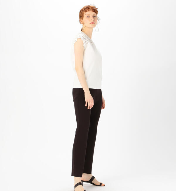 Ballsey「コットンストレッチリブ セミフレアパンツ」|その他|