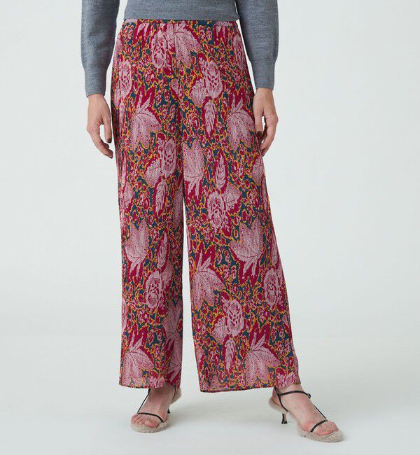 SOULEIADO「ポリエステルプリント プリーツパンツ」|その他|