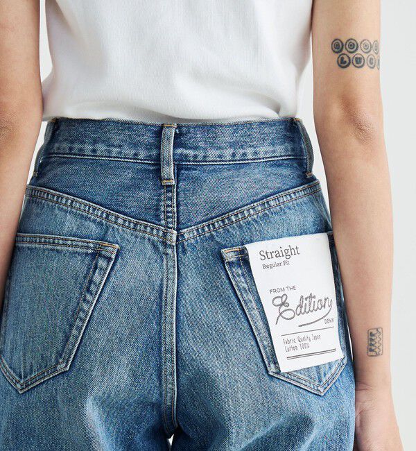 Edition「エッセンシャルデニム ストレートパンツ」|デニム|