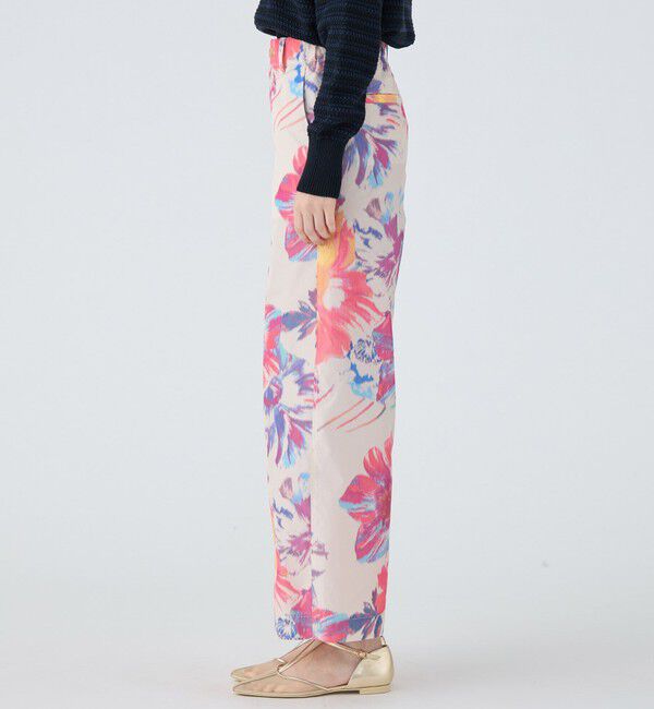 MACPHEE「ワープフラワープリント ワイドパンツ」|その他|