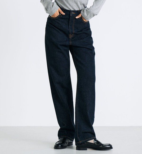 Edition「ワンウオッシュエッセンシャルデニム ストレートパンツ」|デニム|