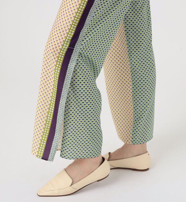 SOULEIADO「パネルプリント イージーストレートパンツ」|その他|