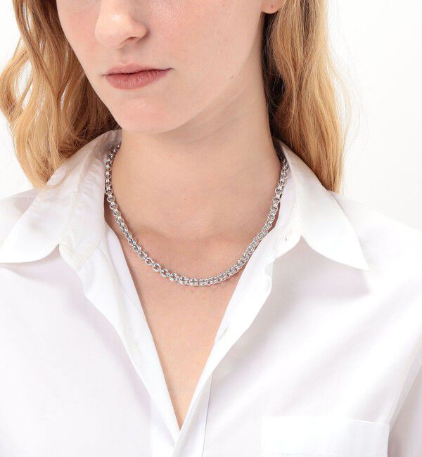 TOMORROWLAND GOODS「【別注】PHILIPPE AUDIBERT collier Otis laiton シルバーネックレス」|ネックレス|