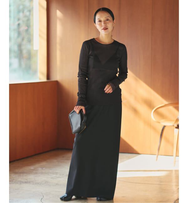 Plage「《追加》Mesh Sheer ロンT 5」|Tシャツ・カットソー|