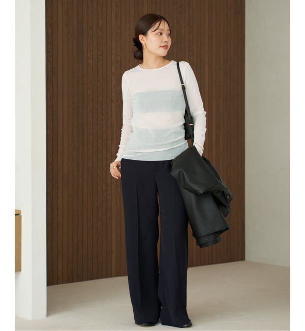 Plage「《追加》Mesh Sheer ロンT 5」|Tシャツ・カットソー|