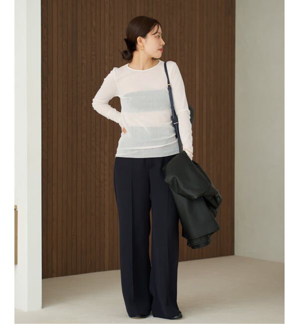 Plage「《追加》Mesh Sheer ロンT 5」|Tシャツ・カットソー|