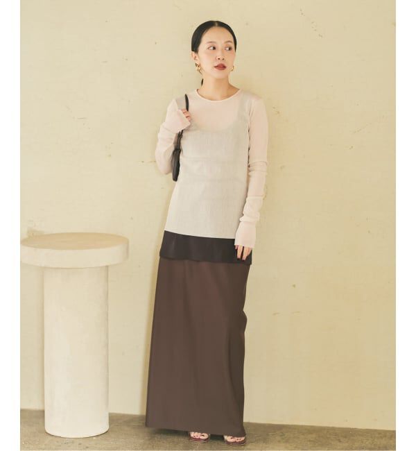 Plage「《追加》Mesh Sheer ロンT 5」|Tシャツ・カットソー|