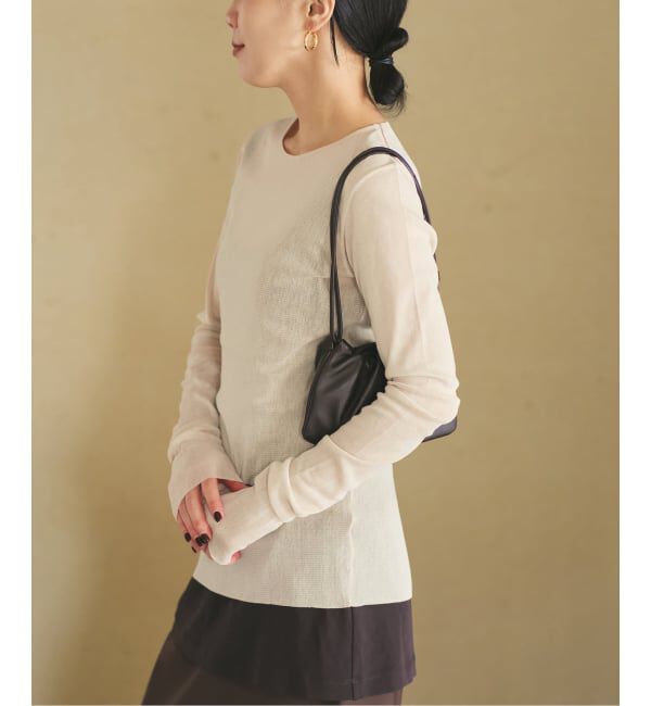 Plage「《追加》Mesh Sheer ロンT 5」|Tシャツ・カットソー|