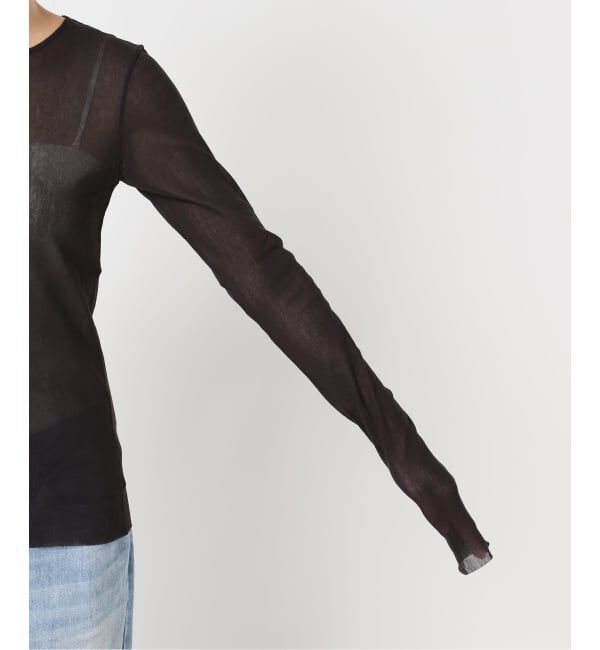 Plage「《追加》Mesh Sheer ロンT 5」|Tシャツ・カットソー|