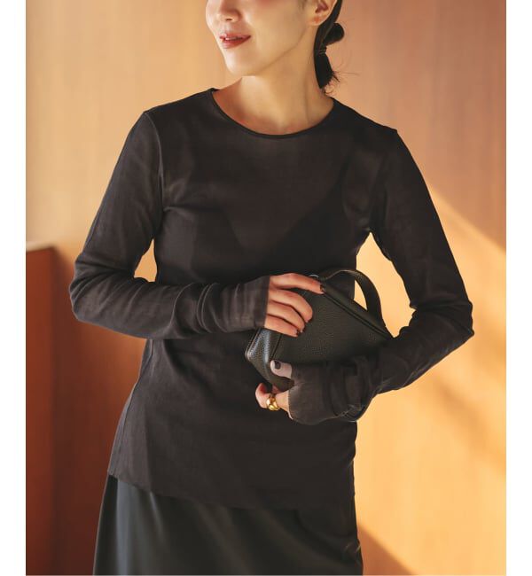 Plage「《追加》Mesh Sheer ロンT 5」|Tシャツ・カットソー|