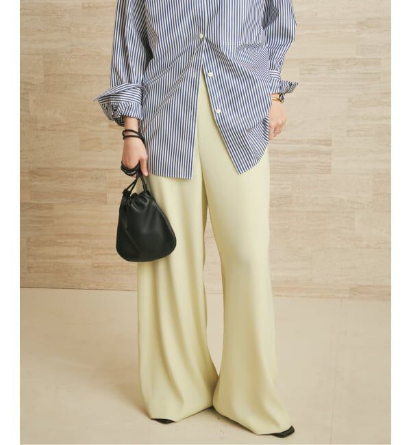 Plage「washable minimal flare パンツ」|その他|イエロー A