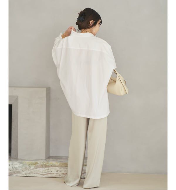 Plage「《追加予約》dull satin relax パンツ」|その他|