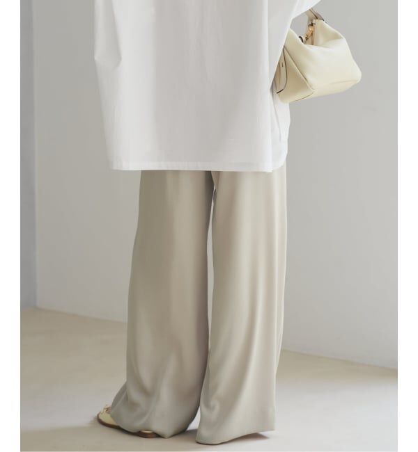 Plage「《追加予約》dull satin relax パンツ」|その他|