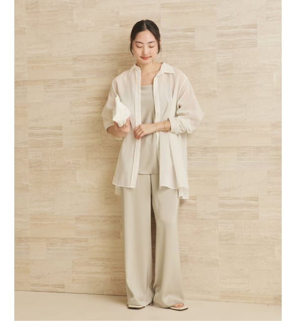 Plage「《追加予約》dull satin relax パンツ」|その他|