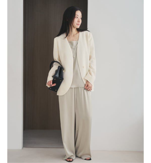 Plage「《追加予約》dull satin relax パンツ」|その他|