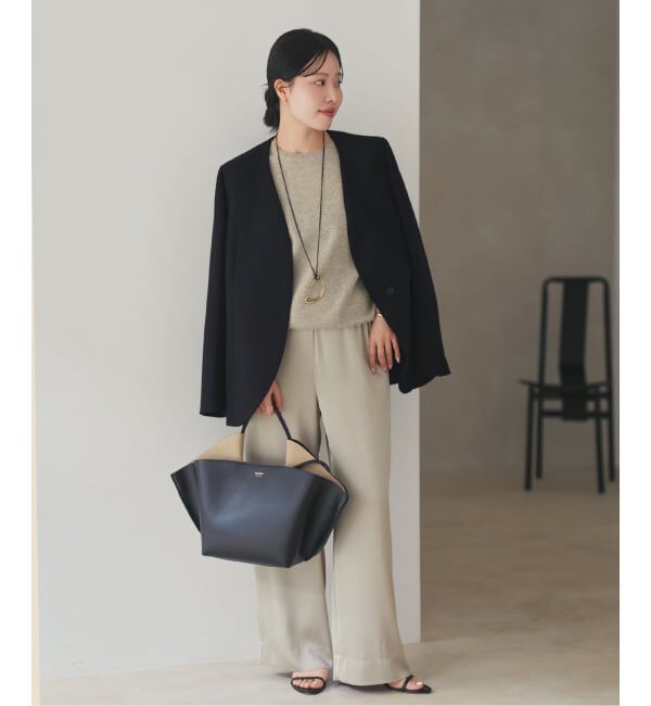 Plage「《追加予約》dull satin relax パンツ」|その他|