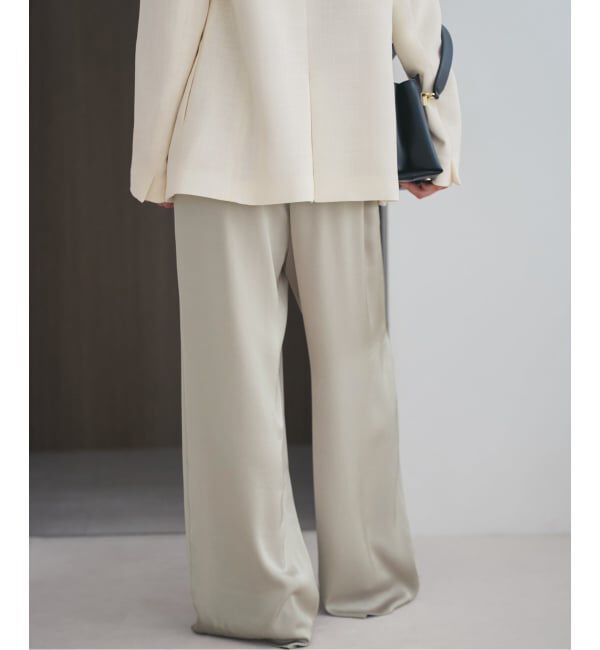 Plage「《追加予約》dull satin relax パンツ」|その他|
