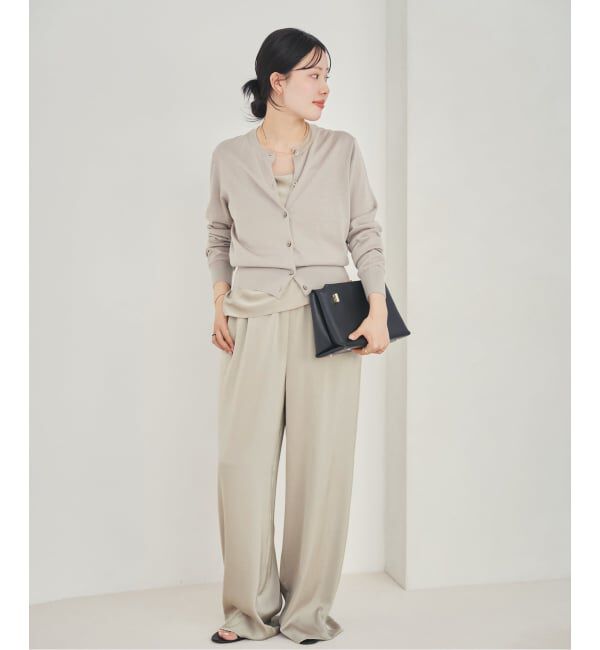 Plage「《追加予約》dull satin relax パンツ」|その他|