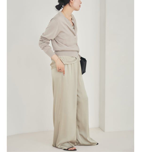 Plage「《追加予約》dull satin relax パンツ」|その他|