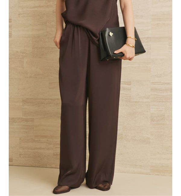 Plage「《追加予約》dull satin relax パンツ」|その他|