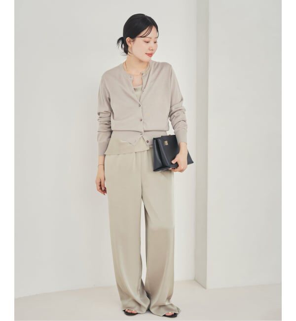 Plage「《追加予約》dull satin relax パンツ」|その他|