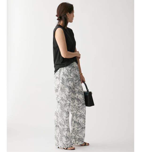 VERMEIL par iena「サテンプリントイージーパンツ」|その他|