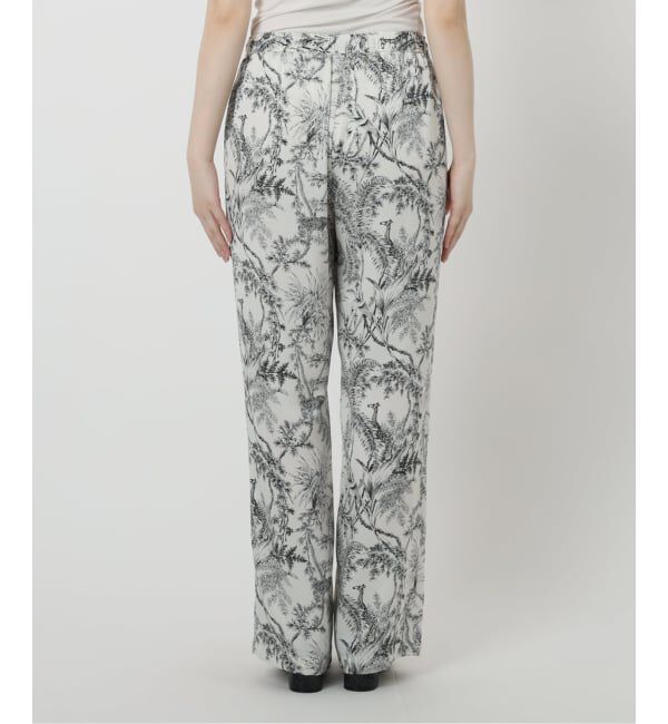 VERMEIL par iena「サテンプリントイージーパンツ」|その他|