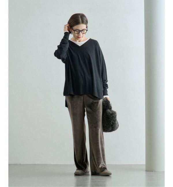 IENA「ベロアイージーパンツ」|その他|