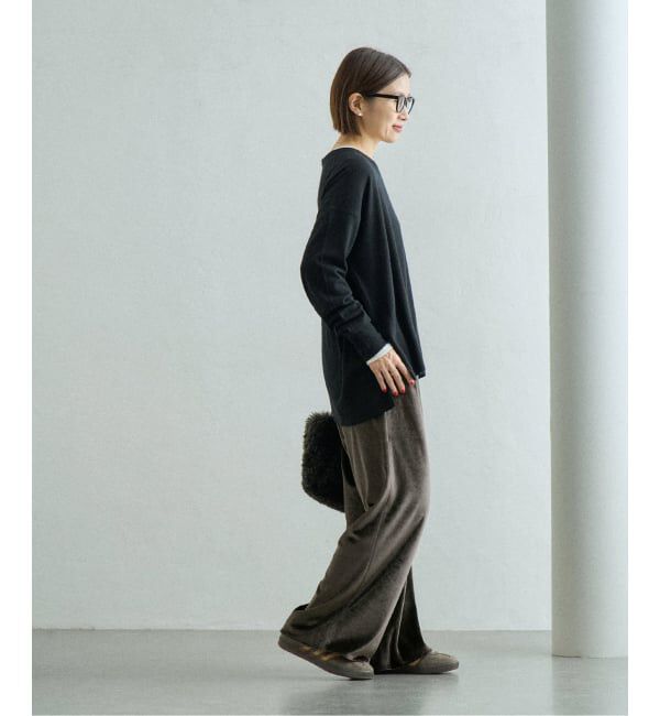 IENA「ベロアイージーパンツ」|その他|