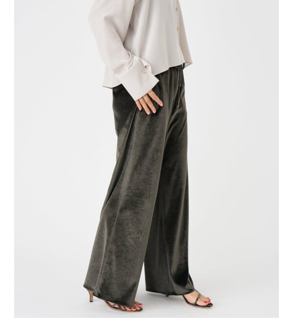 IENA「ベロアイージーパンツ」|その他|