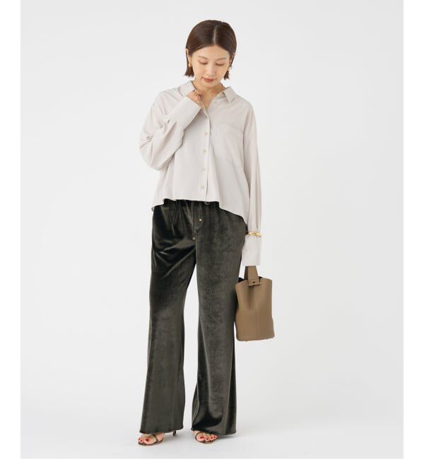 IENA「ベロアイージーパンツ」|その他|