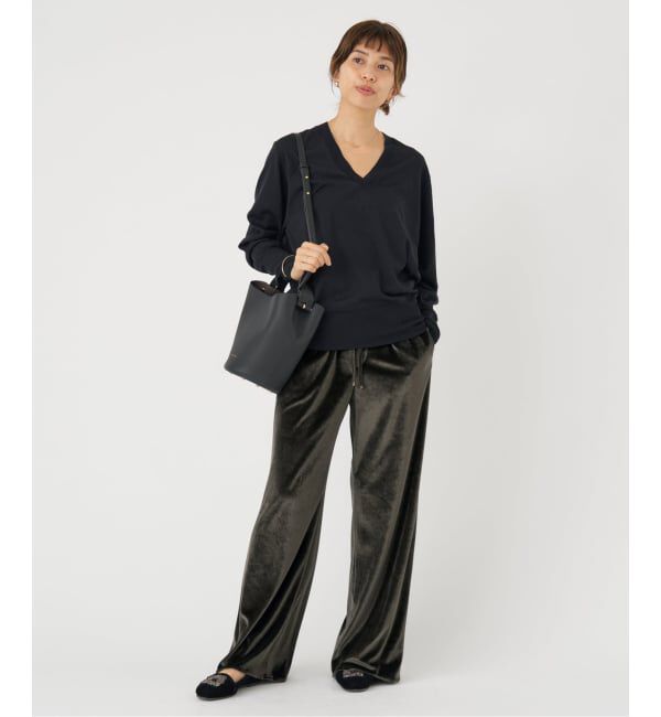 IENA「ベロアイージーパンツ」|その他|