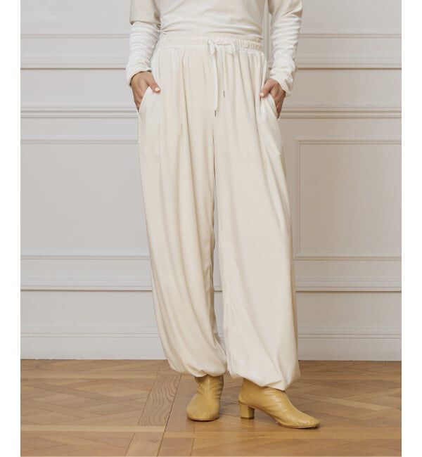 IENA LA BOUCLE「IENA LA BOUCLE トリアセベロアイージーパンツ」|その他|