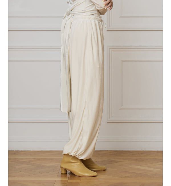 IENA LA BOUCLE「IENA LA BOUCLE トリアセベロアイージーパンツ」|その他|