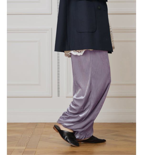 IENA LA BOUCLE「IENA LA BOUCLE トリアセベロアイージーパンツ」|その他|