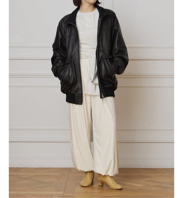 IENA LA BOUCLE「IENA LA BOUCLE トリアセベロアイージーパンツ」|その他|