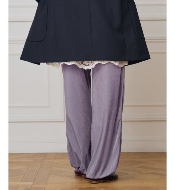 IENA LA BOUCLE「IENA LA BOUCLE トリアセベロアイージーパンツ」|その他|