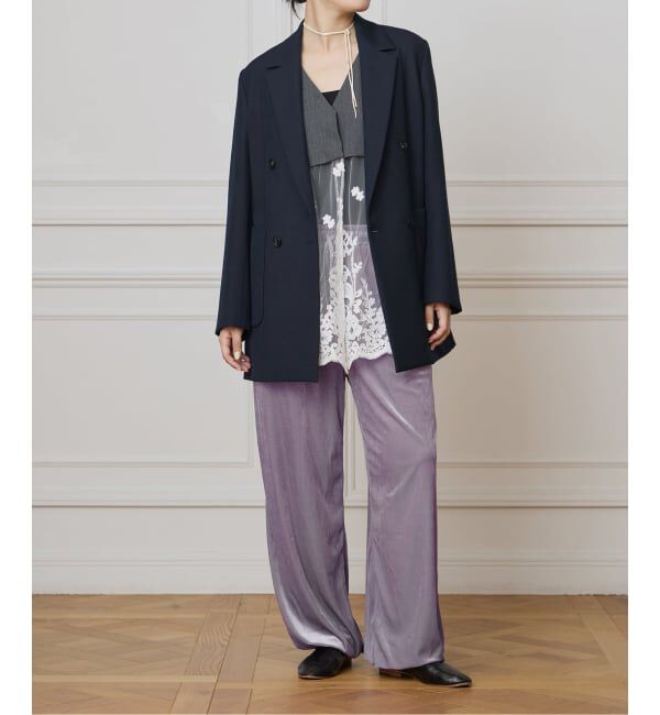 IENA LA BOUCLE「IENA LA BOUCLE トリアセベロアイージーパンツ」|その他|